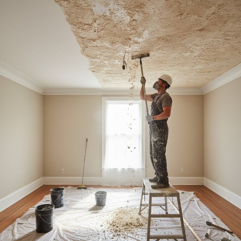 Ceiling Texture Removal Service