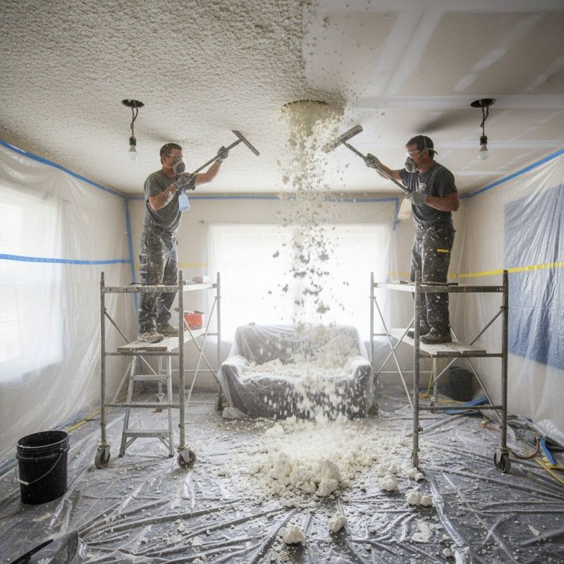Popcorn Ceiling Renovation