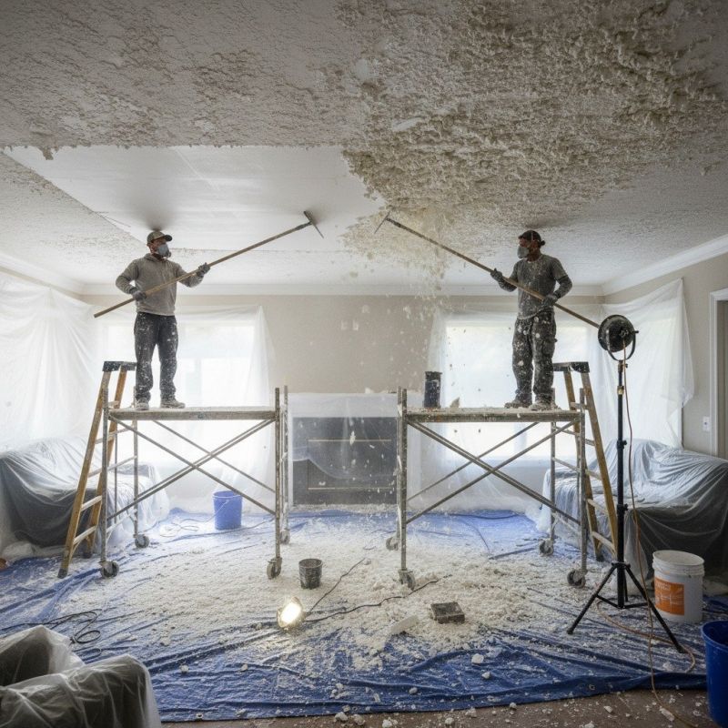 Popcorn Ceiling Renovation
