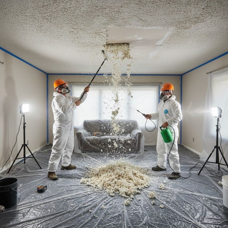 Popcorn Ceiling Renovation