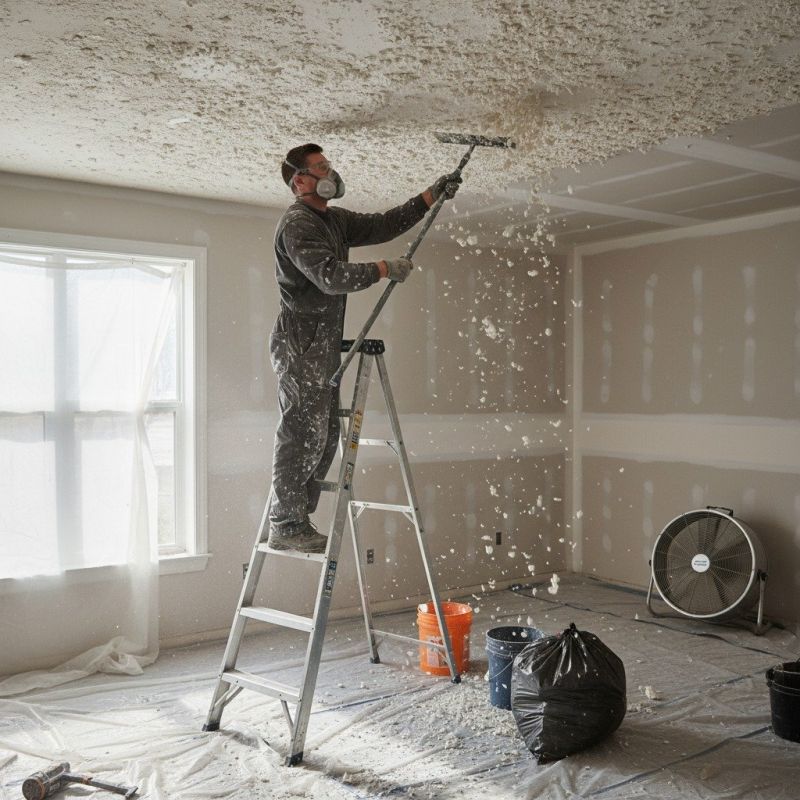 Popcorn Ceiling Renovation