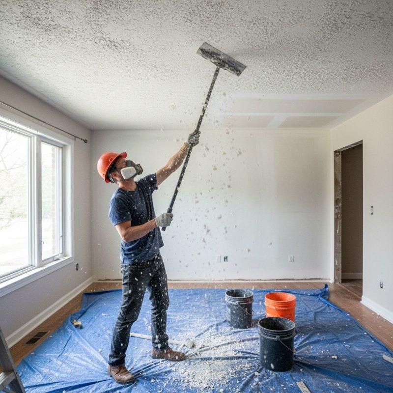 Popcorn Ceiling Renovation
